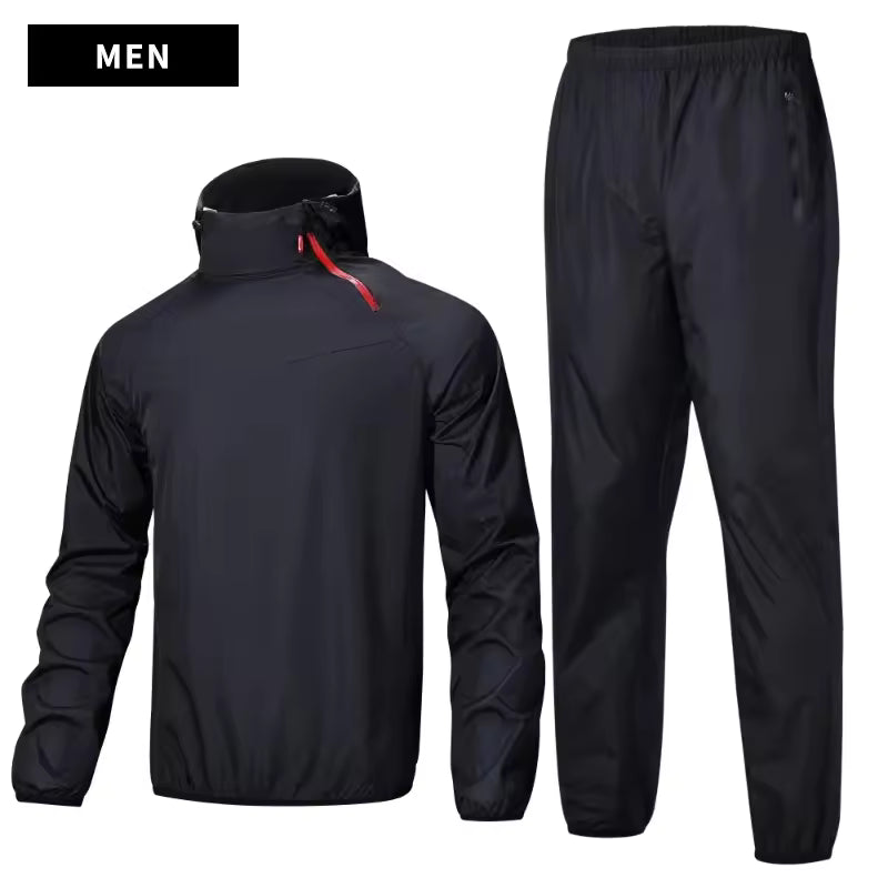 FitPress Sweating Sauna Suit – Unisex Full Body Sweat Tracksuit for Gym, Boxing & Weight Loss