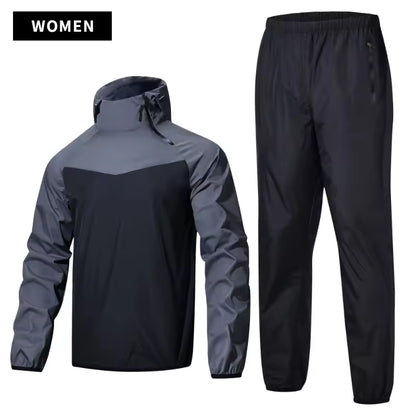 FitPress Sweating Sauna Suit – Unisex Full Body Sweat Tracksuit for Gym, Boxing & Weight Loss