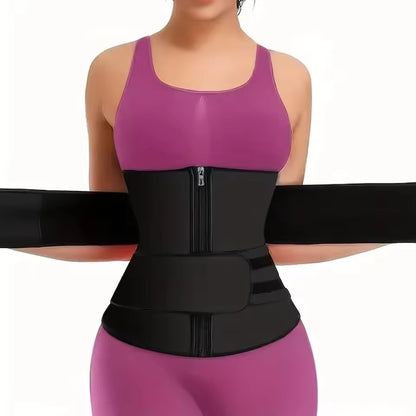 FitPress Waist Trainer Belt – Neoprene Sweat Belt for Women & Men, Weight Loss & Back Support