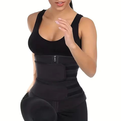 FitPress Waist Trainer Belt – Neoprene Sweat Belt for Women & Men, Weight Loss & Back Support