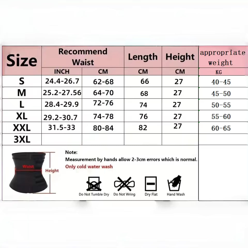 FitPress Waist Trainer Belt – Neoprene Sweat Belt for Women & Men, Weight Loss & Back Support