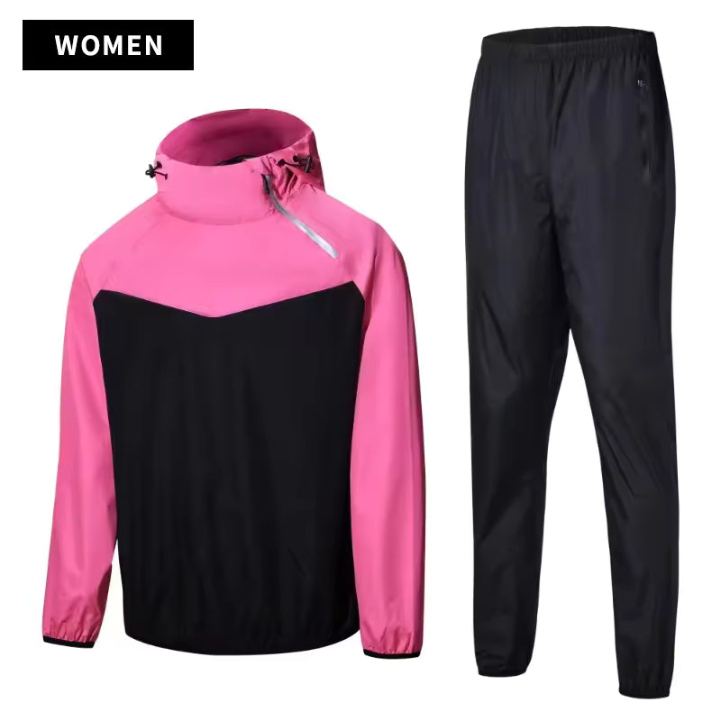 FitPress Sweating Sauna Suit – Unisex Full Body Sweat Tracksuit for Gym, Boxing & Weight Loss