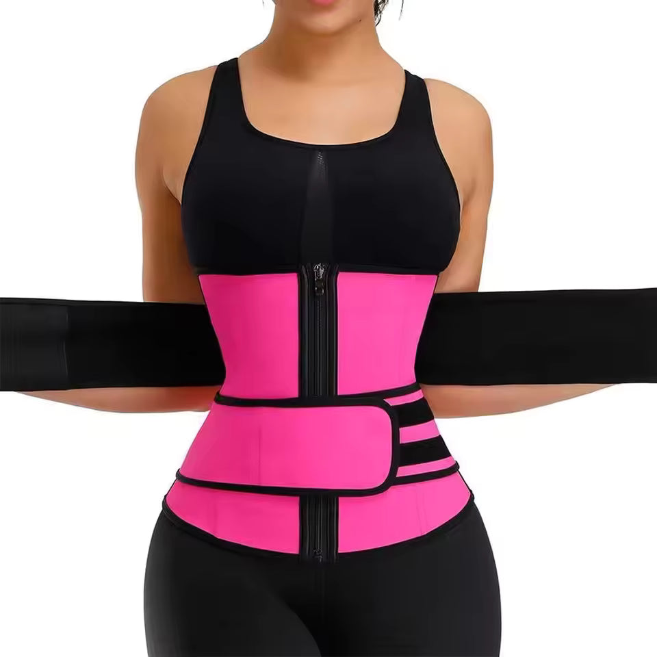 FitPress Waist Trainer Belt – Neoprene Sweat Belt for Women & Men, Weight Loss & Back Support