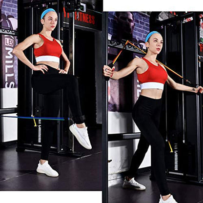 FitPress 11Pcs Resistance Band Set – Full Body Workout for Men & Women, Yoga, Strength Training & Rehab