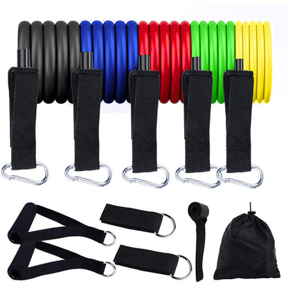 FitPress 11Pcs Resistance Band Set – Full Body Workout for Men & Women, Yoga, Strength Training & Rehab